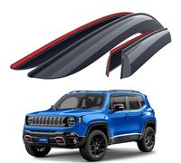 Goodyear Adhésif Déflecteurs d'air Compatible avec Jeep Renegade 2014-2026 SUV - Déflecteur d'air, Fenêtre, Deflecteur pour Auto - Protection Soleil&Pluie - Installation Facile -4Pc
