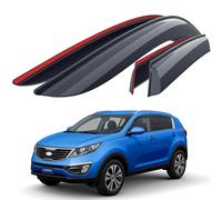 Goodyear Adhésif Déflecteurs d'air Compatible avec Kia Sportage SUV 2010-2015 SL - Déflecteur d'air, Fenêtre, Deflecteur pour Auto - Protection Soleil&Pluie - Installation Facile -4Pc
