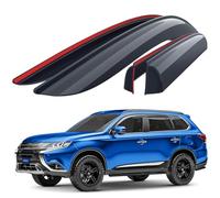Goodyear Adhésif Déflecteurs d'air Compatible avec Mitsubishi Outlander III 2013-2023 - Déflecteur d'air, Fenêtre, Deflecteur pour Auto - Protection Soleil&Pluie - Installation Facile -4Pc