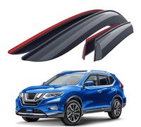 Goodyear Adhésif Déflecteurs d'air Compatible avec Nissan X-Trail 2014-2022 (III) - Déflecteur d'air, Fenêtre, Deflecteur pour Auto - Protection Soleil&Pluie - Installation Facile -4Pc