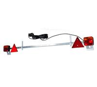 Goodyear - Barre lumineuse arrière LED extensible de 1' à 1,6 m pour voitures, 12 V, signalisation de remorque, avec 2 feux, 2 réflecteurs, connecteur 7 broches, homologuée IP65