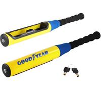 Goodyear Verrou de volant style batte de baseball - Sécurité du véhicule robuste | Ajustement universel | Protection antivol durable | Design réglable pour antivol de voiture et camions | Solide et