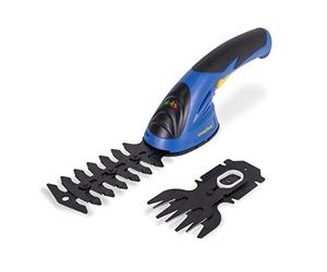 Goodyear - Cisaille à Gazon Électrique 2-en-1 Sans Fil, Taille-Herbe et Sécateur pour Arbustes, Cisailles de Jardin à Batterie 3.6V LI-ION, Outil Léger et Ergonomique 1100 RPM