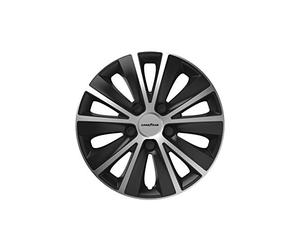 Goodyear Couvercle DE MOYEU Bicolore Monaco 15" GOD9054 Noir/Argent