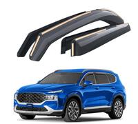 Goodyear Déflecteurs Compatible avec Hyundai Santa Fe SUV 18-24 Canal 4Pc.