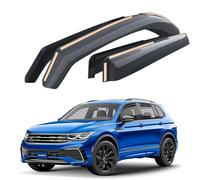 Goodyear Déflecteurs de fenêtre incassables pour Volkswagen Tiguan 2018-2024, Protections Contre la Pluie, visières de fenêtre, Accessoires Automobiles, 4 pièces - GY003448LP