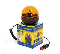 Goodyear - Feu stroboscopique H1 ambre homologué CE GY101WL - 24 W 12-24 V IP67 - Fixation magnétique et prise allume-cigare pour tracteurs, voitures et véhicules d'urgence