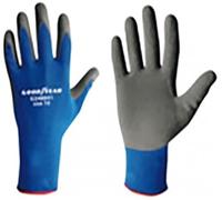 Goodyear - gants de travail taille 9 en nylon respirant et mousse de latex, offrant une adhérence optimale et une protection certifiée pour les usages professionnels et industriels