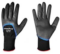 Goodyear Gants en mousse élasthanne et nitrile taille 10 couleur noire, gants de travail