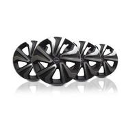 Goodyear Jeu de 4 enjoliveurs de 16 Pouces modèle Montréal Noir/Argent. Design Sportif Qui s'harmonise Bien avec l'extérieur du véhicule. Construction Robuste et Durable.