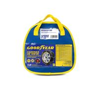 Goodyear Jeu de 2 Chaînes à Neige en Métal de 9 mm pour Voiture Taille 120 avec Tendeur Automatique Goodyear