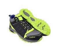 Goodyear GYBT1533 Formateurs de sécurité S1P/SRA/HRO pour hommes, sans métal, avec embout composite et semelle intercalaire, multicolore, 48 EU