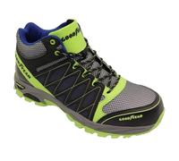 Goodyear GYBT1533 Formateurs de sécurité S1P/SRA/HRO pour hommes, sans métal, avec embout composite et semelle intercalaire, multicolore, 44 EU