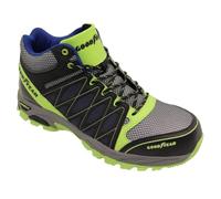 Goodyear GYBT1533 Formateurs de sécurité S1P/SRA/HRO pour hommes, sans métal, avec embout composite et semelle intercalaire, multicolore, 45 EU