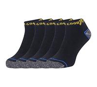 Goodyear GYSCK026 formateur cheville Liner 5 paires de chaussettes, Noir/Gris, Taille