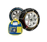 Goodyear Jeu de 2 Chaînes à Neige en Métal de 9 mm pour Voiture Taille 80 avec Tendeur Automatique Goodyear