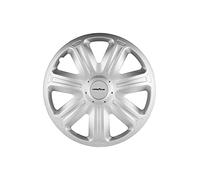 Goodyear Jeu de 4 enjoliveurs de 15 Pouces. Modèle Estoril Argent. Design Sportif Qui s'harmonise avec l'extérieur du véhicule. Construction Robuste et Durable.