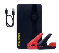 Goodyear Jump Starter Démarreur d’Urgence 8 000 Mah Multifonction, Au Lithium pour Voiture à Essence et à Diesel, Fonction Batterie Externe, Lampe Torche LED avec 3 Modes d’Utilisation