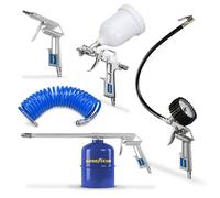 Goodyear - Kit accessoires compresseur pneumatique 5 pièces, pistolets