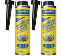 Goodyear Nettoyant pour carburateurs et soupapes à Essence Pro Additives. Additif pour Carburant Essence 300 ML, Nettoyeur CARBURATEUR (Lot de 2)