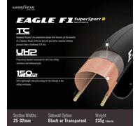 Goodyear Pneu De Route Eagle F1 Supersport R Tubeless 700 X 30