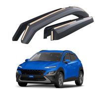 Goodyear pour Canal Déflecteurs d'air Compatible avec Hyundai Kona 2017-2023 SUV (MK1) - Déflecteur d'air, Fenêtre, Deflecteur pour Auto - Protection Soleil&Pluie - Installation Facile -4Pc S