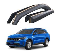 Goodyear pour Canal Déflecteurs d'air Compatible avec Kia Sorento 2020-2026 SUV MQ4 - Déflecteurs en Rail Fenêtre, Deflecteur pour Auto - Protection Soleil&Pluie - Installation Facile -4Pc