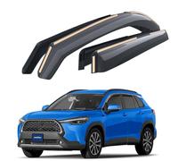 Goodyear pour Canal Déflecteurs d'air Compatible avec Toyota Corolla Cross 2022-2026 XG10 - Déflecteur d'air, Fenêtre, Deflecteur pour Auto -Protection Soleil&Pluie - Installation Facile -4Pc