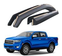 Goodyear Shatterproof in-Channel Window Deflectors for Ford Ranger 2019-2023 SuperCrew, Rain Guards, Window Visors for Cars, Vent Deflector, Car Accessories, 4 pcs - GY003449LP