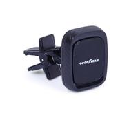 Goodyear Support de téléphone magnétique pour évents de Voiture, Clip Ultra agrip, 2 aimants adhésifs Inclus, Plaque magnétique rotative 360°, pour iPhone, Samsung, etc.