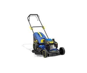 Goodyear - Tondeuse Gazon Essence 224cc 4 Temps, Coupe 56cm Autotractée, Châssis Acier, Fonction Mulching, Éjection Latérale et 7 Hauteurs de Coupe