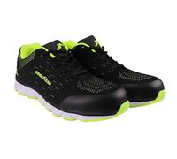 Goodyear Workwear GYSHU1571 Hommes Hommes Sans Métal Composite Orteil Résistant À La Perforation Entraînement De Sécurité Au Travail S1P/SRA, Noir Vert, 42 EU