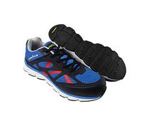 Goodyear Workwear GYSHU1633 Hommes Métal Maraudeur Chaussure légère Composite Toe flexible Semelle intermédiaire Workwear Entraîneur S1P / SRA/HRO, Noir/Bleu, Royaume-Uni 10 UE 44