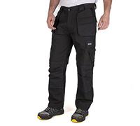 Goodyear Workwear Pantalon Cargo Avec Poches Multiples Et Étui Pour Homme Noir, 40" Taille Jambe Régulière (32")