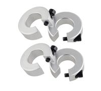 GooEquip - Guide linéaire SBR16 - 2 rails linéaires et 4 blocs de roulement - Pièces pour imprimante 3D CNC (4 x arrêts de rail SBR16)