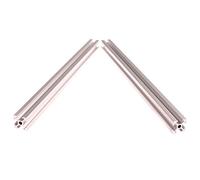 GooEquip Lot de 2 rails linéaires en T anodisés pour imprimante 3D et CNC Argenté 500 mm