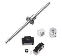 GooEquip SFU1204 Vis à billes, 1000 mm, en acier inoxydable, avec support BK10 / BF10, boîtier d'écrou et kit d'embrayage, pièces CNC