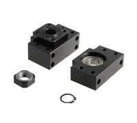 GooEquip Supports de vis à billes BK15 et BF15 pour vis à billes SFU2005 CNC XYZ