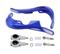 GOOFIT 1" Kit en Alliage d'aluminium Cintre Main Brush Guards Protector Handguards Remplacement pour Motocross Moto Hors Route Pit Dirt Bike VTT Bleu