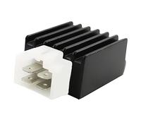 GOOFIT 12v 4 Broches RéGulateur De Tension Redresseur Remplacement pour 50cc 70cc 90cc 110cc 125cc ATV Scooters Go Karts Quad 4 Wheelers Moped Dune Buggy Sandrail Roketa Taotao Jonway