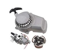 goofit 13 mm carburateur avec corde de démarrage et raccord pour 47 CC 2 temps 49 cc Pocket Bike ATV