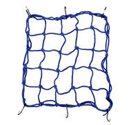 GOOFIT 15 * 15 Pouce Filet à Bagages 38 * 38cm Filet de Transport Bleu Remplacement pour Moto ATV Quad Pit Dirt Bike Go Kart