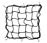 GOOFIT 15 * 15 Pouce Filet à Bagages 38 * 38cm Filet de Transport Noir Remplacement pour Moto