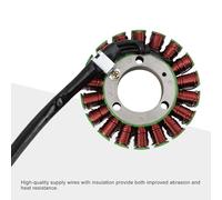 GOOFIT 18 Bobine Moto Magnéto Stator Bobine Générateur d’allumage Accessoires Moteur Remplacement pour Piaggio 400 500 2006-2015