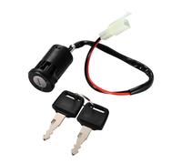 GOOFIT 2 Interrupteur Clé D'Allumage De Fil Remplacement pour 50cc 70cc 90cc 110cc 125cc 150cc 200cc 250cc Electrical Scooter Go Kart ATV 4 Wheeler Quad