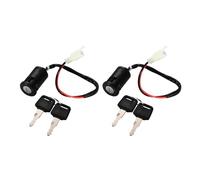 GOOFIT 2 pièces Interrupteur à clé d'allumage 2 fils Remplacement pour 50cc 70cc 90cc 110cc 125cc 150cc 200cc 250cc Electrical Scooter Go Kart ATV 4 Wheeler Quad