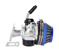 GOOFIT 2-Temps ATV Carb Carburateur Filtre à air Assemblée Remplacement pour 47cc 49Cc Mini Pocket Bike Bleu