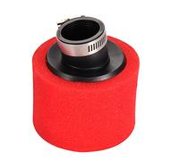 GOOFIT 35mm Filtre à Air Double Mousse Sponge Nettoyant Rouge Bauvel Angle Remplacement De La Bouche pour 50cc 70cc 90cc 110cc 125cc Motorcycle Go Kart ATV Quad Scooter Racing VéLo De Course