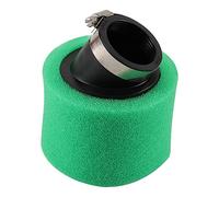 GOOFIT 42mm Filtre d'Air Vert Bisel Angle Bouche Double Mousse Motocyclette Filtres Remplacement pour 50cc 70cc 90cc 110cc 125cc 150cc Dirt Bike Motorcycle Go Kart ATV Quad Buggy Scooter
