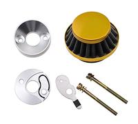 GOOFIT 44mm Filtre à Air Kit De Tuyau d'admission Modifié Remplacement pour 2 Temps 47cc 49cc Mini ATV Quad Pocketbike Or